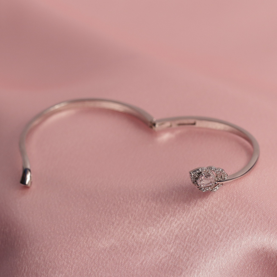 The Silver Feather Bracelet