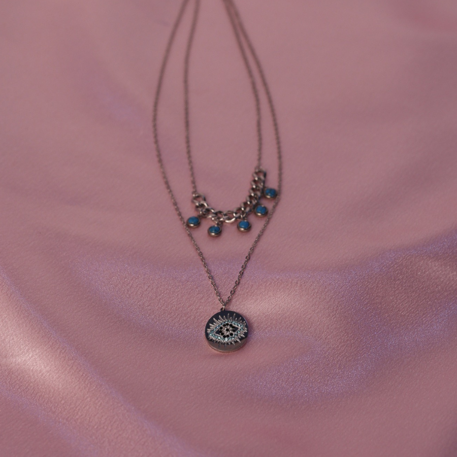 Turquoise Eye Charm