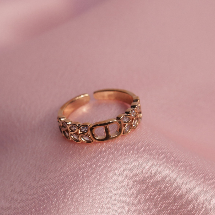 Aurelle Bloom Adjustable Ring