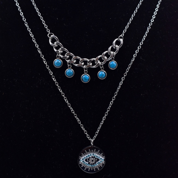 Turquoise Eye Charm