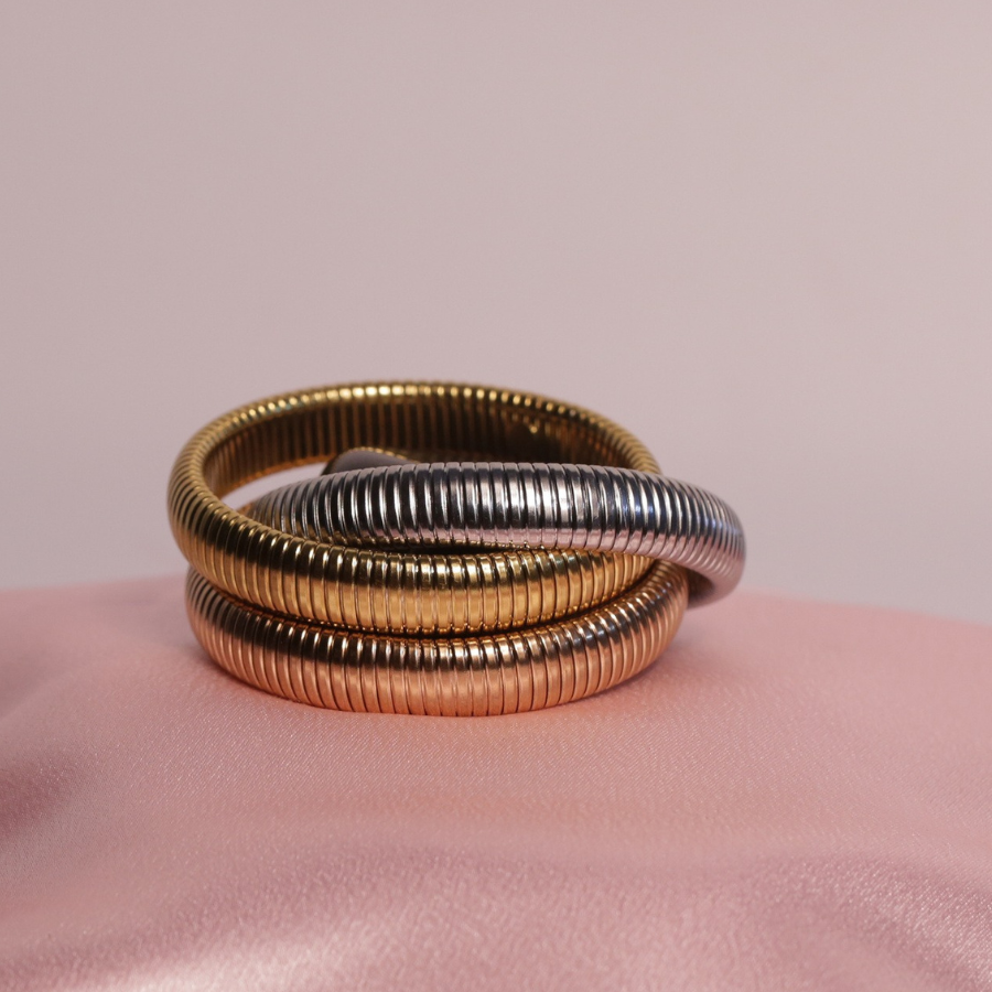 Three Toned Cascade Wristlet