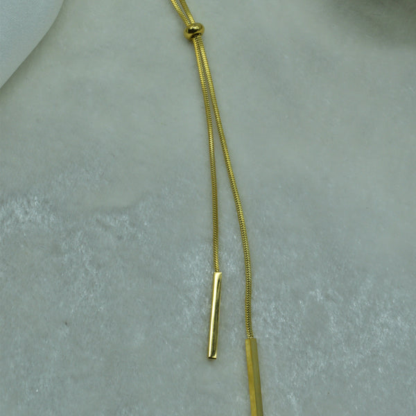 Minimalist Adjustable Y-Lariat Necklace – Effortlessly Chic