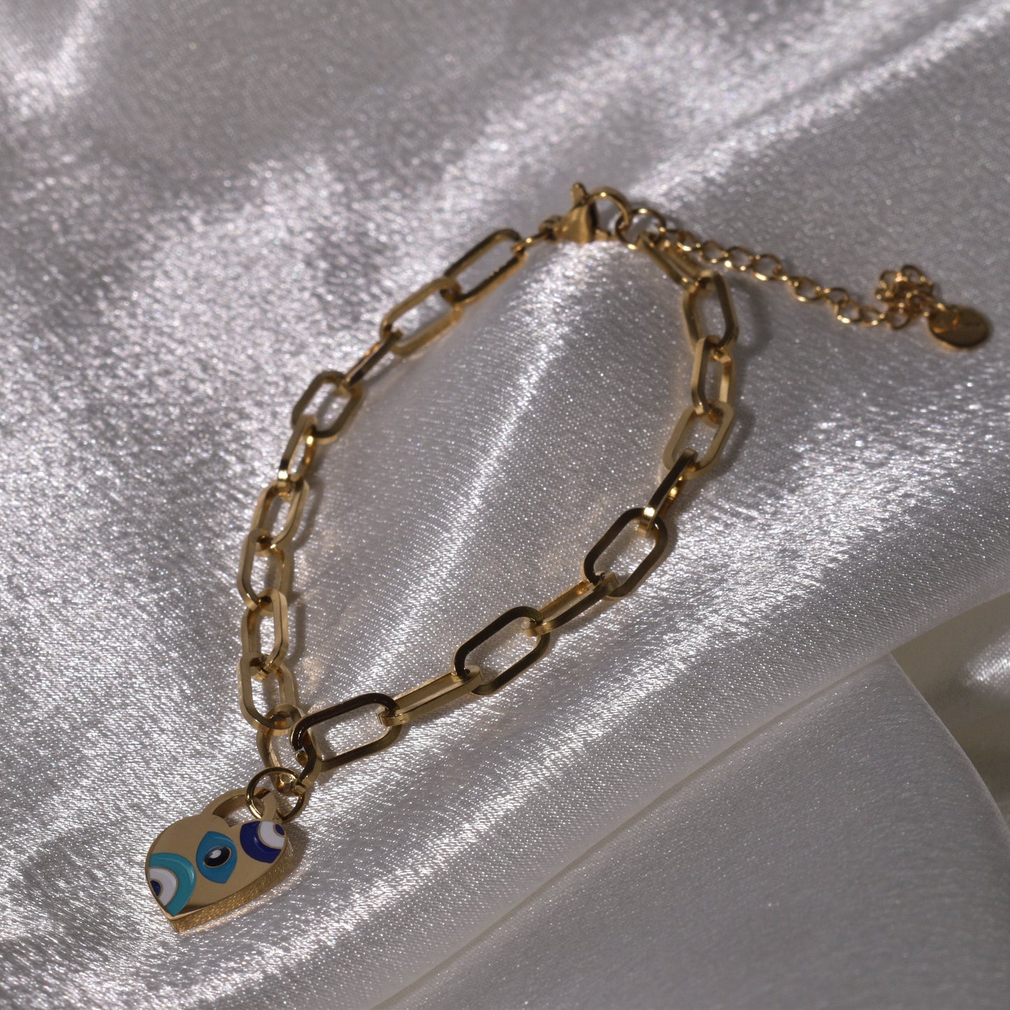 The Evil Eye Charm Bracelet, Heart of Protection