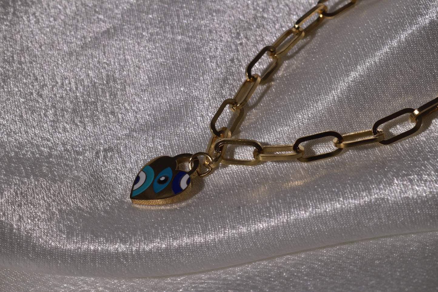 The Evil Eye Charm Bracelet, Heart of Protection