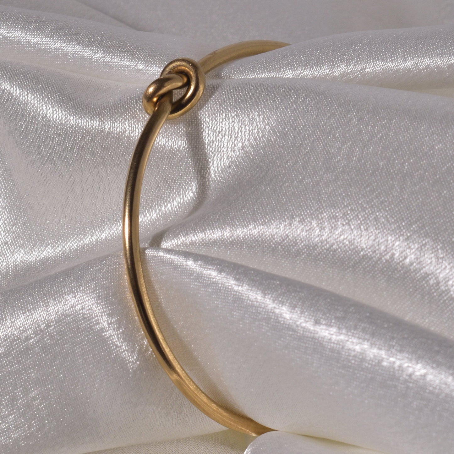 Minimalist Knot Cuff Bracelet