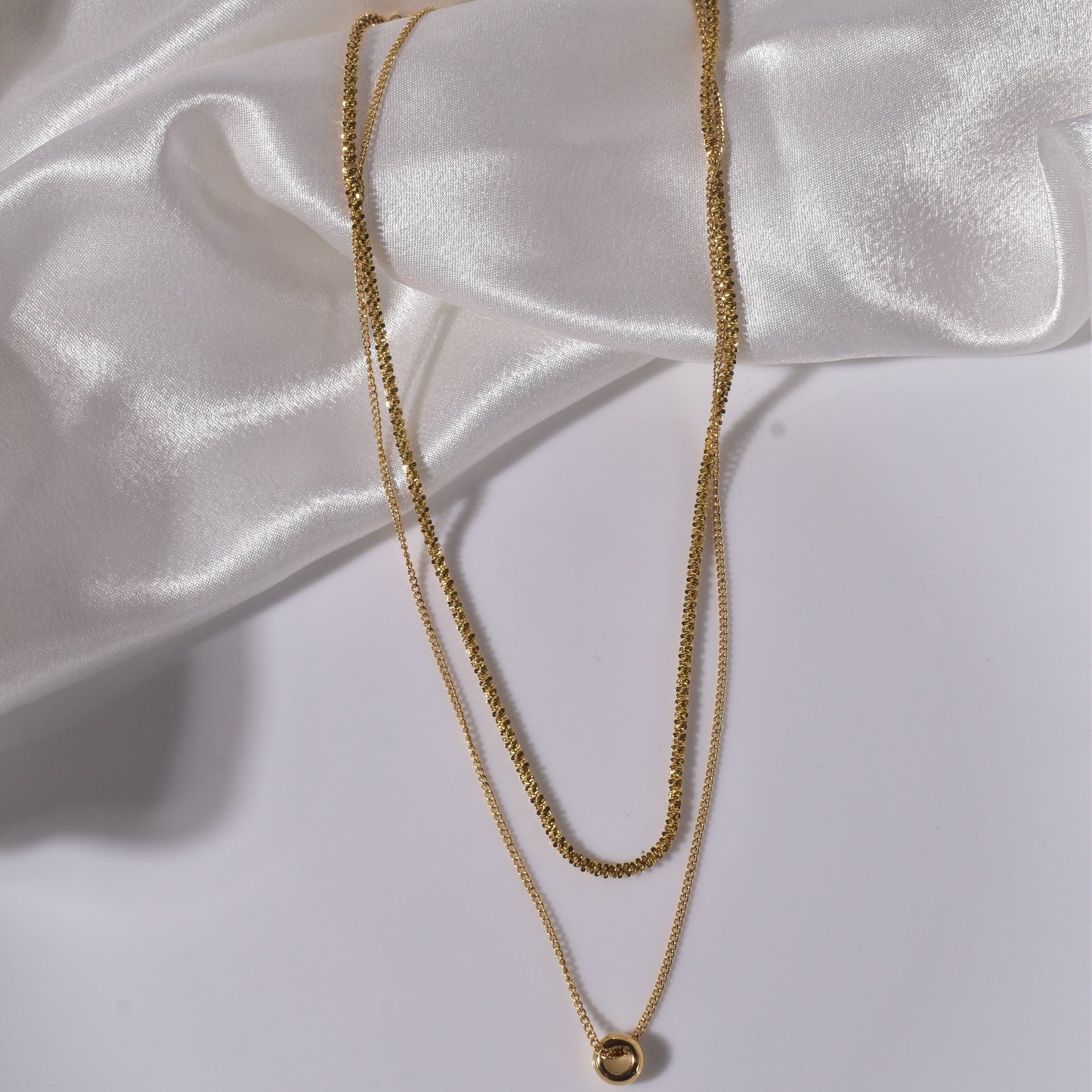 Minimalist Gold Layered Necklace