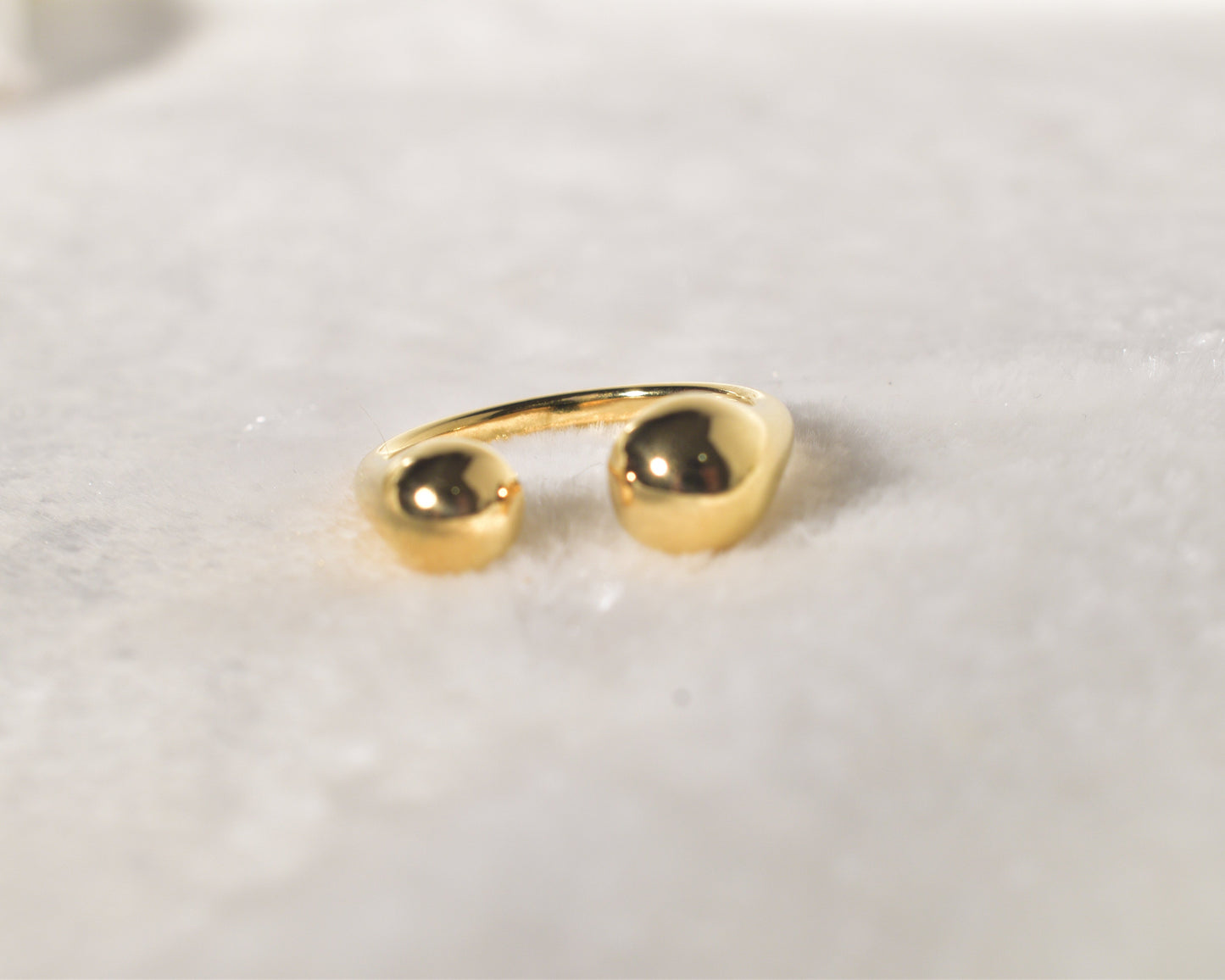 The Simple Open Ring with an Orb: Effortless Style