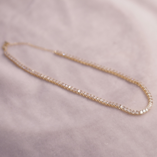 Classic Diamond Tennis Necklace