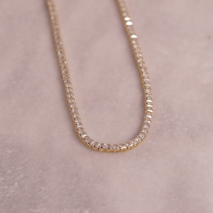 Classic Diamond Tennis Necklace