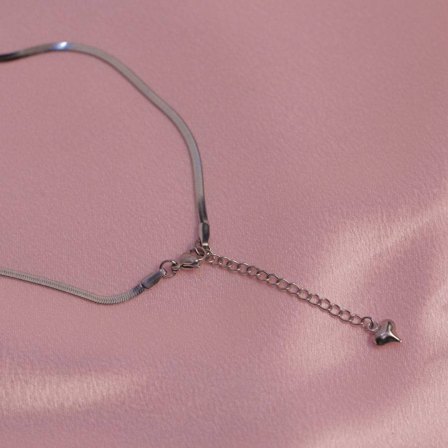 Necklace with Midnight Clover Pendant