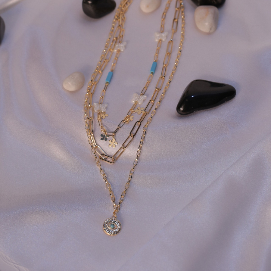 Necklace with Bohemian Layers