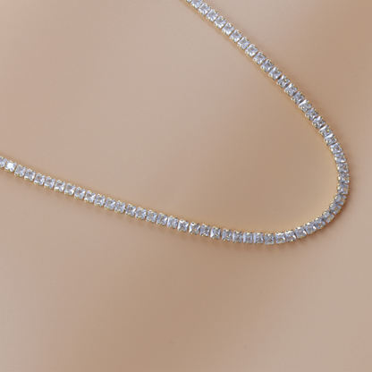 Classic Diamond Tennis Necklace