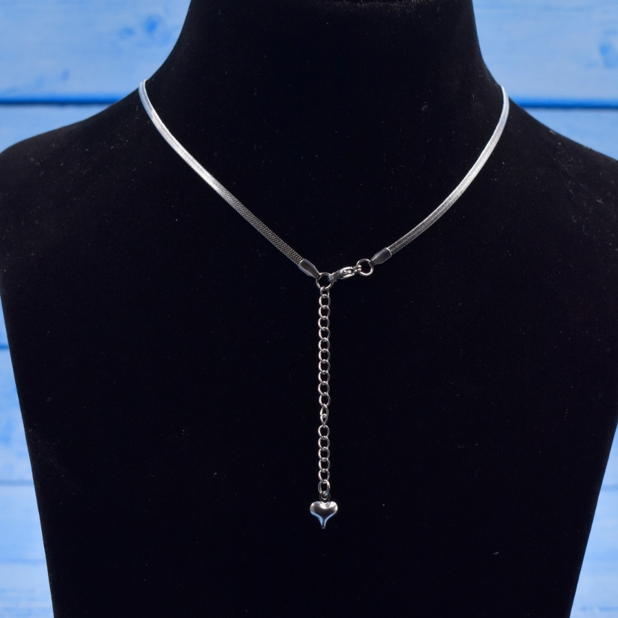Necklace with Midnight Clover Pendant