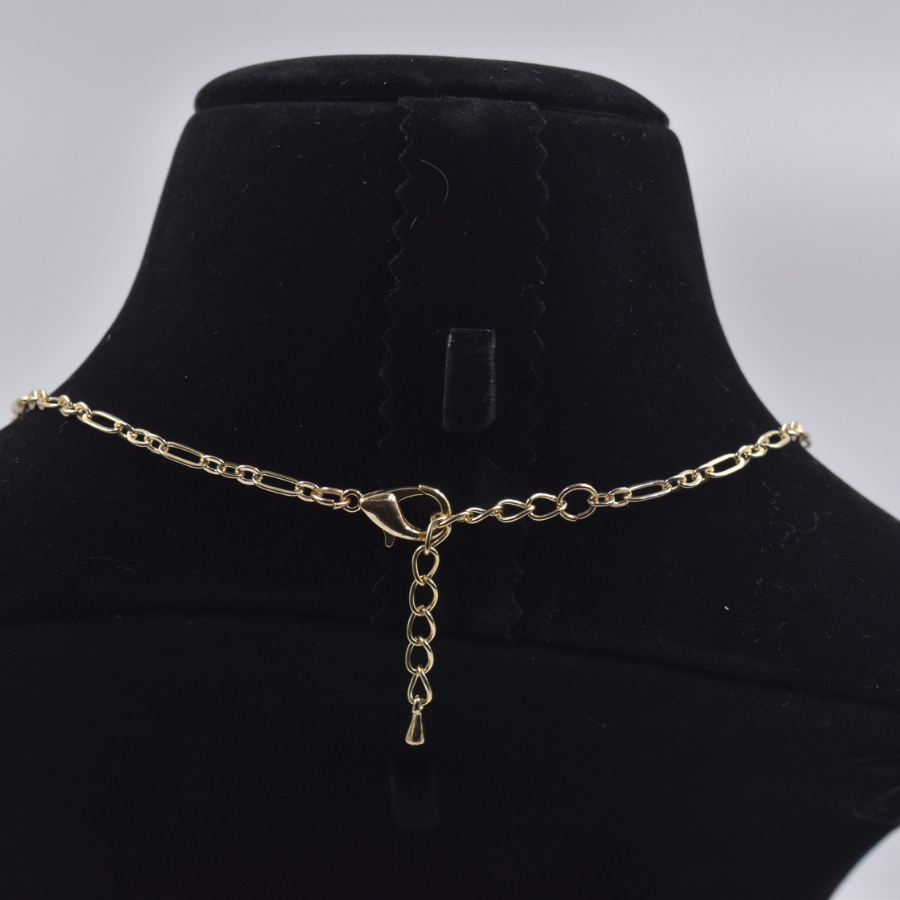 Necklace with Beaded Earthy Tones