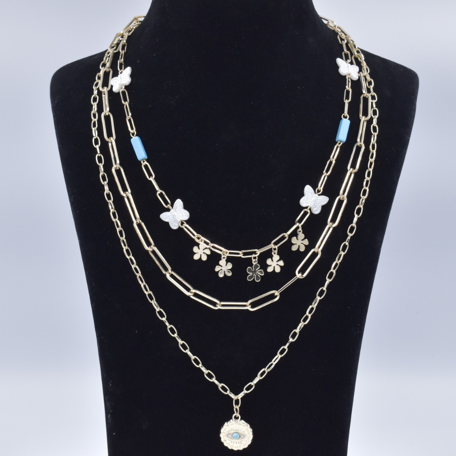 Necklace with Bohemian Layers