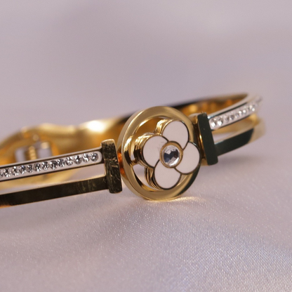 Golden Blossom Charm Bracelet