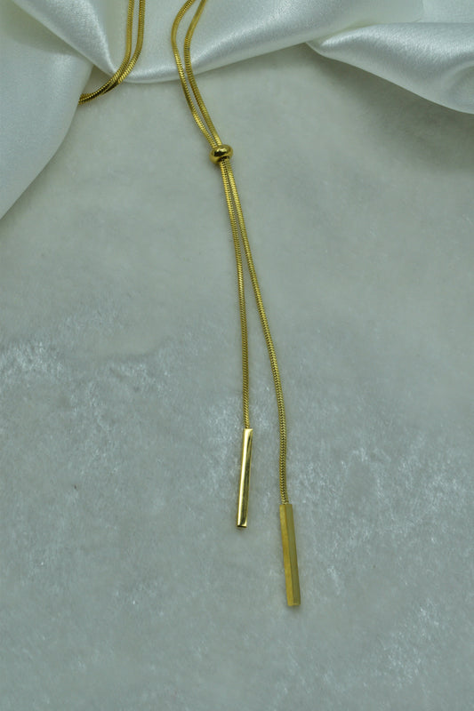 Minimalist Adjustable Y-Lariat Necklace – Effortlessly Chic