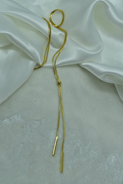 Minimalist Adjustable Y-Lariat Necklace – Effortlessly Chic