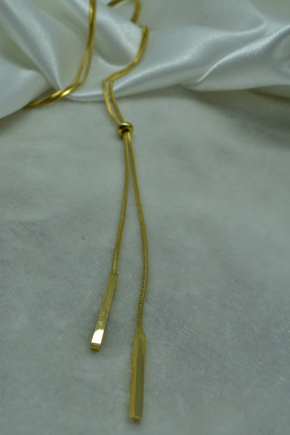 Minimalist Adjustable Y-Lariat Necklace – Effortlessly Chic