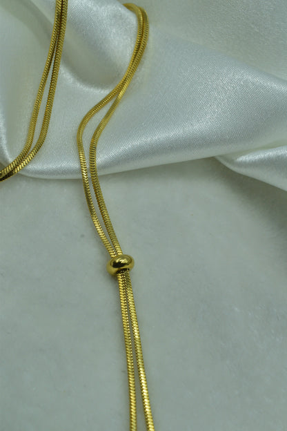 Minimalist Adjustable Y-Lariat Necklace – Effortlessly Chic