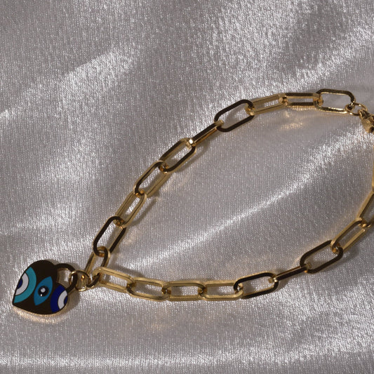 The Evil Eye Charm Bracelet, Heart of Protection