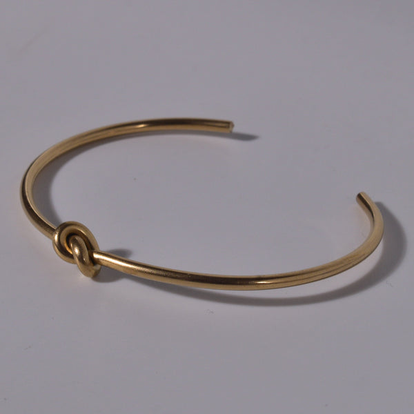 Minimalist Knot Cuff Bracelet