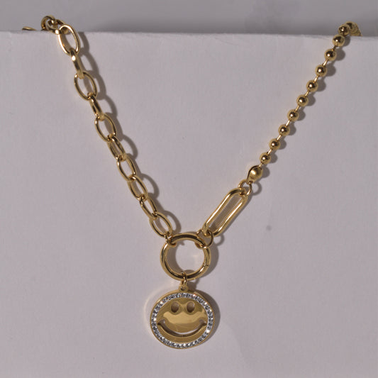 Spread Happiness in Style with a Smiley Charm Necklace