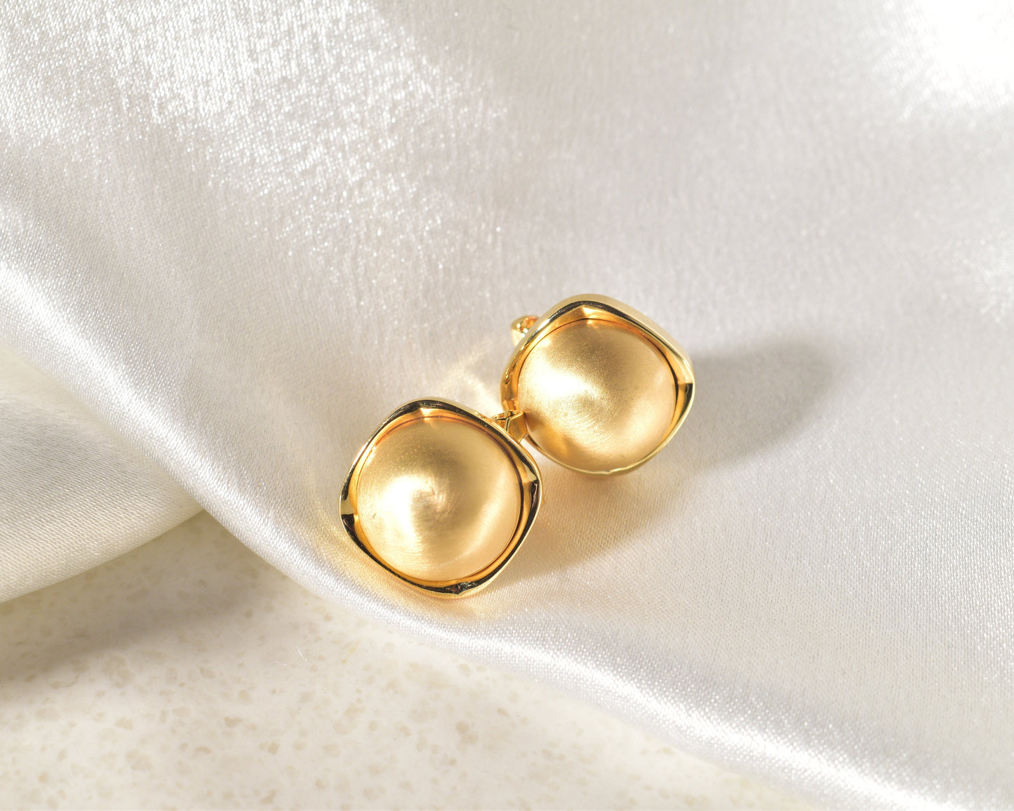 Timeless Elegance with Classic Gold Stud Earrings