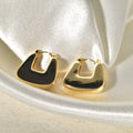 Chic and Classic Chunky Hoop Earrings
