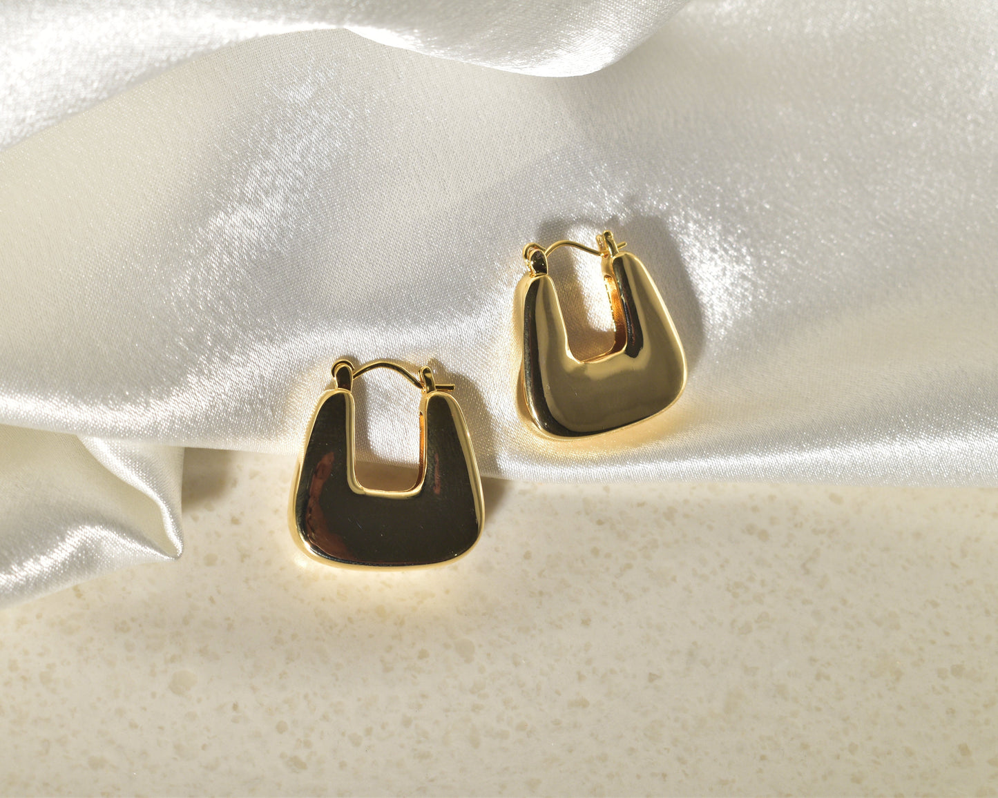 Chic and Classic Chunky Hoop Earrings