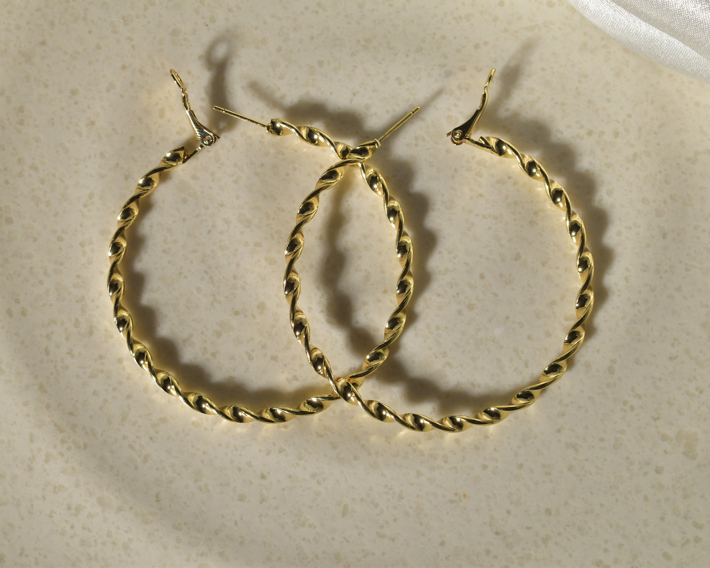 Traditional Twisted Hoop Earrings: Chic & Timeless