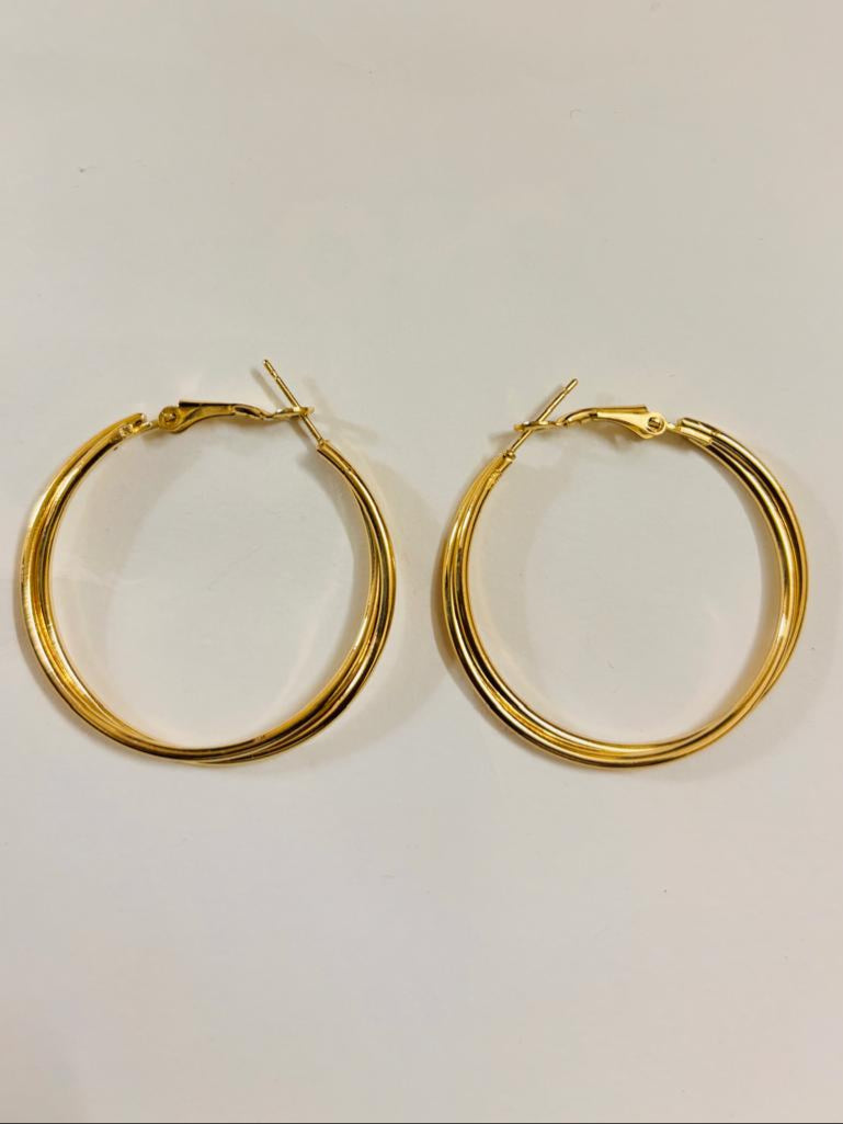 Classic Gold Hoop Earrings