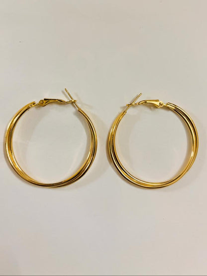 Classic Gold Hoop Earrings