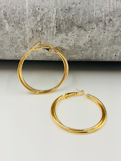 Classic Gold Hoop Earrings