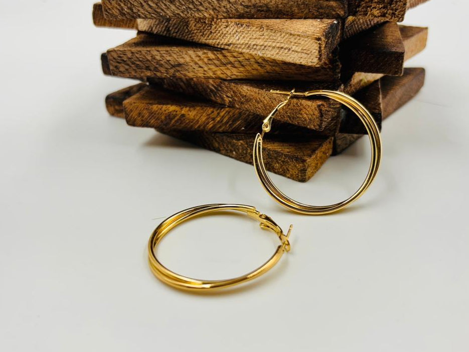 Classic Gold Hoop Earrings